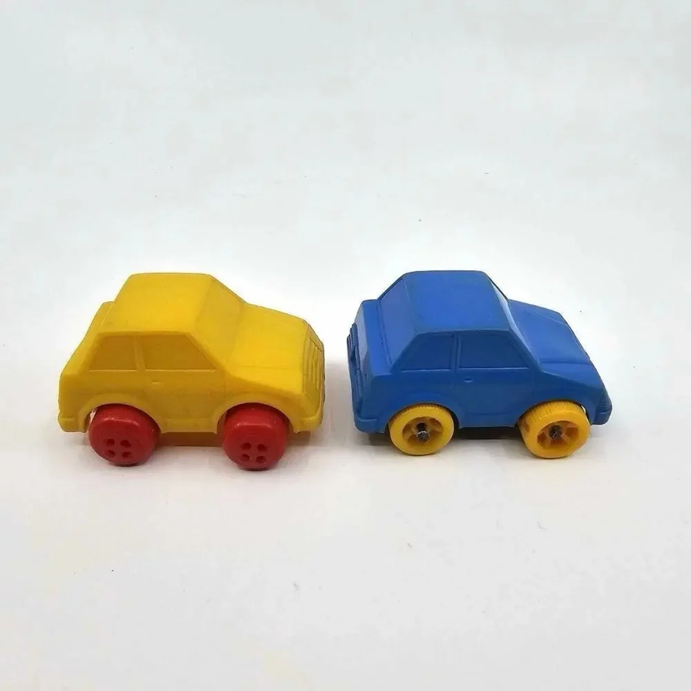 Viking Toys Car Lot 5 VTG Plastic Vehicles Truck Tractor Loader Mover Sweden Toy
